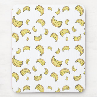 Mooie Bananenprint | Met de Hand Getekende Banaan  Muismat