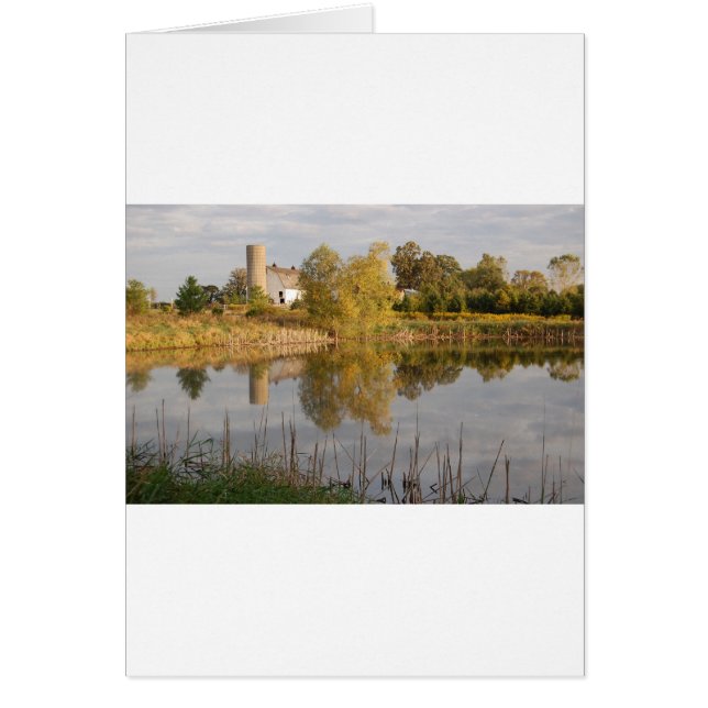 Mooie Barn in het water (Voorkant)