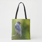 Mooie Barn Swallow op een Branch Tote Bag (Voorkant)