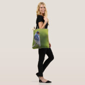 Mooie Barn Swallow op een Branch Tote Bag (Op model)
