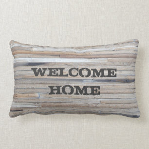 Mooie Barnwood Pillow - Pas tekst aan Kussen