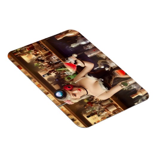 Mooie Bartender Magneet (Rechterzijde)