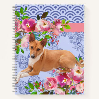 Mooie Basenji-hond Notitieboek