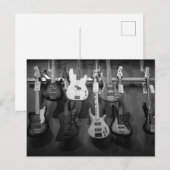 Mooie basgitaar briefkaart (Voorkant / Achterkant)