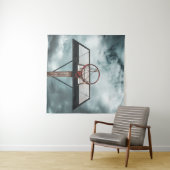 Mooie basketbal cadeau wandkleed (In Situ (horizontaal))