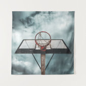Mooie basketbal cadeau wandkleed (Voorkant)