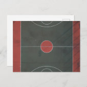 Mooie Basketbal Kunst Briefkaart (Voorkant / Achterkant)
