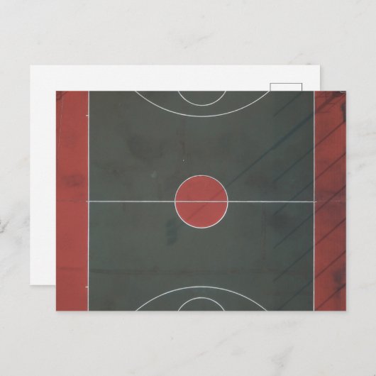 Mooie Basketbal Kunst Briefkaart (Voorkant / Achterkant)