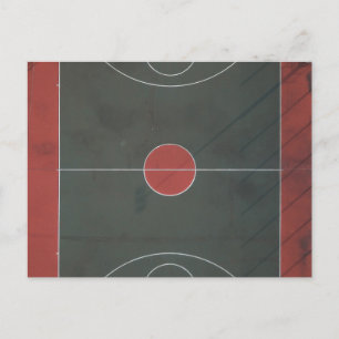 Mooie basketbal kunst briefkaart