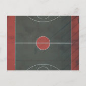 Mooie Basketbal Kunst Briefkaart (Voorkant)