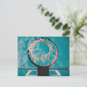 Mooie Basketbal Kunst Briefkaart (Staand voorkant)