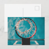Mooie Basketbal Kunst Briefkaart (Voorkant / Achterkant)