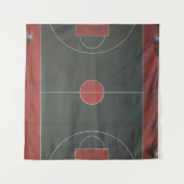 Mooie basketbal kunst wandkleed (Voorkant)