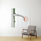 Mooie basketbal kunst wandkleed (In Situ (horizontaal))