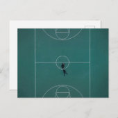 Mooie Basketbal Ontwerp Briefkaart (Voorkant / Achterkant)