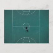 Mooie Basketbal Ontwerp Briefkaart (Voorkant)