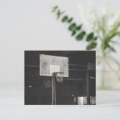 Mooie basketbal ontwerp briefkaart (Staand voorkant)