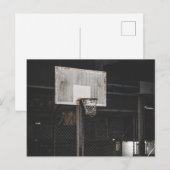 Mooie basketbal ontwerp briefkaart (Voorkant / Achterkant)
