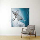 Mooie basketbal ontwerp wandkleed (In Situ (horizontaal))