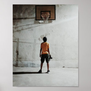 Mooie Basketball-fotografie Poster