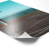 Mooie Basketball Hoop Foto Afdruk (Hoek)