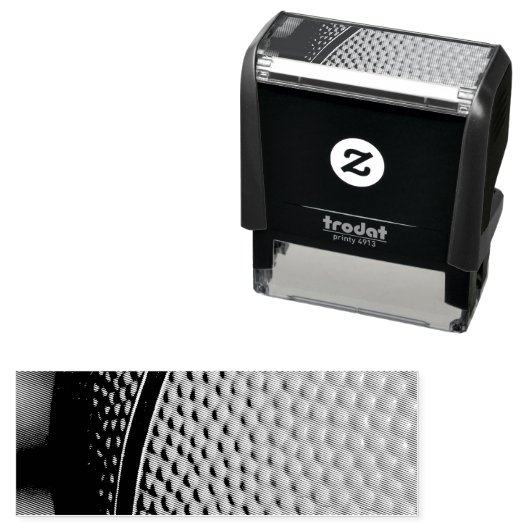 Mooie Basketball Zelfinktende Stempel (In situ)