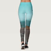 Mooie basketbalring leggings (Achterkant)