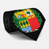 Mooie Baskische vlagstollingsarm Stropdas (Opgerold)