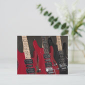 Mooie bass Guitar Briefkaart (Staand voorkant)