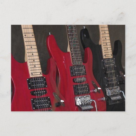 Mooie bass Guitar Briefkaart (Voorkant)