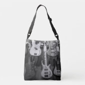 Mooie bass Guitar Crossbody Tas (Achterkant)