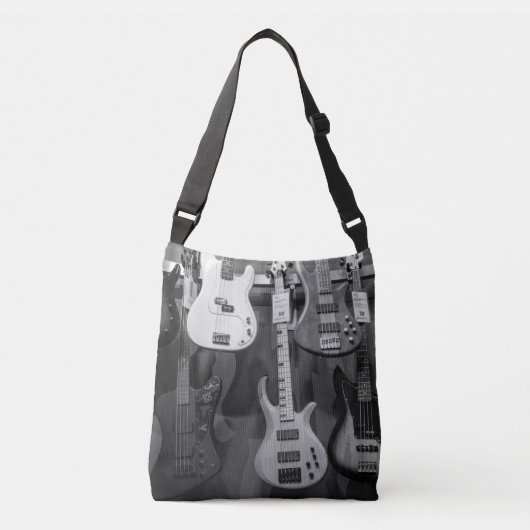 Mooie bass Guitar Crossbody Tas (Voorkant)