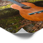 Mooie bass Guitar Poster (Hoek)