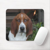 Mooie Basset Hound-Muismat Muismat (Met muis)