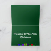 Mooie Basset in Snow op Christmas Kaart w / Holly (Binnen)