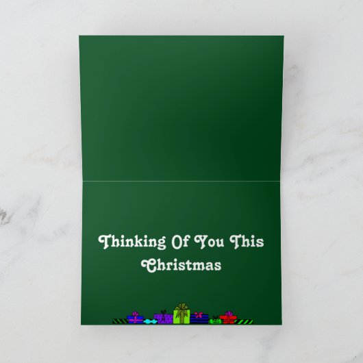 Mooie Basset in Snow op Christmas Kaart w / Holly (Binnen)