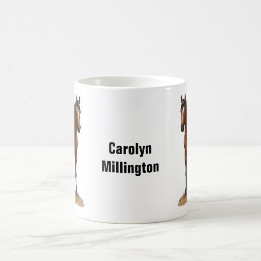 Mooie Bay Appaloosa Horse Koffiemok (Center)