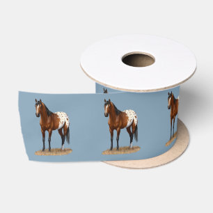 Mooie Bay Appaloosa Horse Satijnen Lint