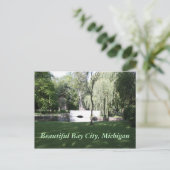 Mooie Bay City, Michigan Briefkaart (Staand voorkant)
