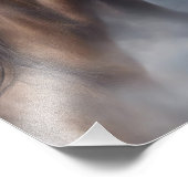 Mooie Bay Horse Art Foto Afdruk (Hoek)