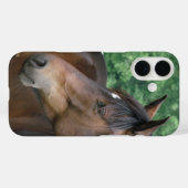 Mooie Bay Horse Face Case-Mate iPhone Case (Achterkant (horizontaal))