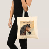 Mooie Bay Horse met Blaze Tote Bag (Voorkant (product))