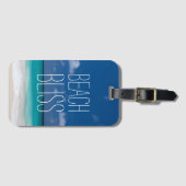 Mooie Beach Bliss Bagagelabel (Voorkant (horizontaal))