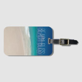 Mooie Beach Bliss Bagagelabel (Voorkant (horizontaal))