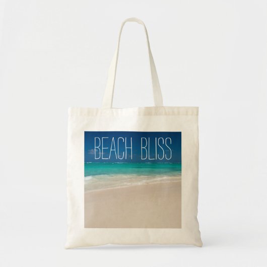 Mooie Beach Bliss Tote Bag (Voorkant)