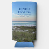 Mooie Beach Event Custom Sunset Fotografie Seltzer Blikjeskoeler (Achterkant)