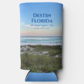 Mooie Beach Event Custom Sunset Fotografie Seltzer Blikjeskoeler (Voorkant)