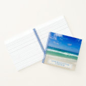 Mooie Beach House gepersonaliseerde gast Notitieboek (Binnen)
