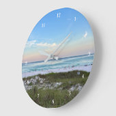 Mooie Beach House Sunset Fotografie Grote Klok (Hoek)