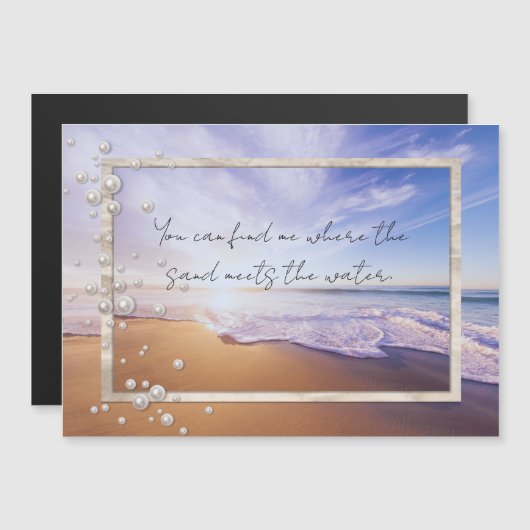 Mooie Beach Sunrise (Voorkant / Achterkant)